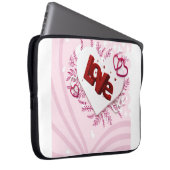 3D-Liebe Laptopschutzhülle (Vorne Rechts)