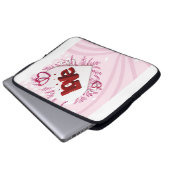 3D-Liebe Laptopschutzhülle (Vorne Knopf)