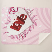 3D-Liebe Sherpadecke (Vorderseite (Horizontal))