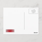 3D-Liebe Sie Gold Postkarte (Rückseite)