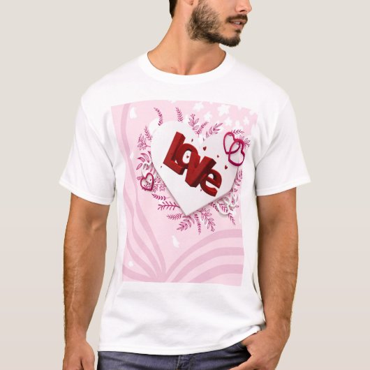 3D-Liebe T-Shirt (Vorderseite)