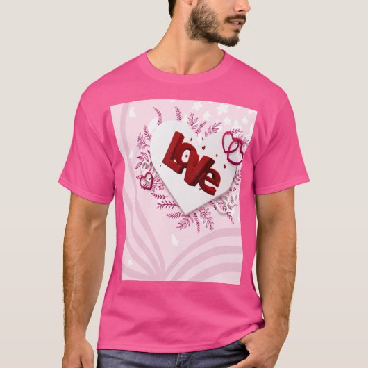 3D-Liebe T-Shirt (Vorderseite)