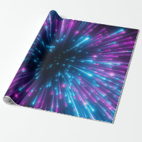 3d, lila Feuerwerk, Urknall, Galaxie, abstrakt c