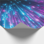 3d, lila Feuerwerk, Urknall, Galaxie, abstrakt c Geschenkpapier (Ecke)