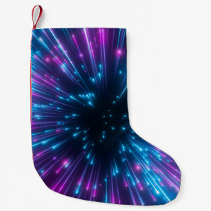3d, lila Feuerwerk, Urknall, Galaxie, abstrakt c Kleiner Weihnachtsstrumpf