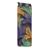 3D LILA FLÜSCH THERMOSBECHER (Nach rechts gedreht)