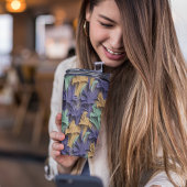 3D LILA FLÜSCH THERMOSBECHER