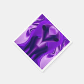 3D Lila Regenbogen-Träume , Alien Serviette (Ecke)