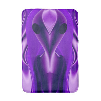 3D Lila Regenbogenträume , Alien Badematte