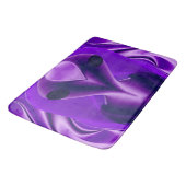3D Lila Regenbogenträume , Alien Badematte (Schrägansicht)