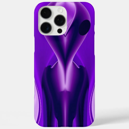 3D Lila Regenbogenträume , Alien Case-Mate iPhone Hülle (Rückseite)