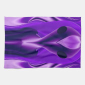 3D Lila Regenbogenträume , Alien Geschirrtuch (Horizontal)