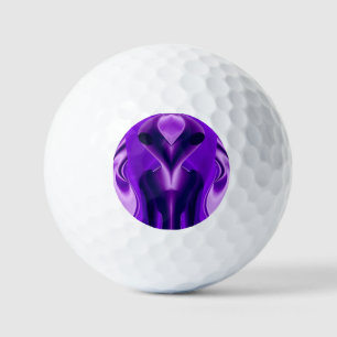 3D Lila Regenbogenträume , Alien Golfball