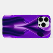 3D Lila Regenbogenträume , Alien iPhone Hülle (Rückseite (Horizontal))