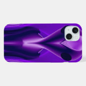 3D Lila Regenbogenträume , Alien iPhone Hülle (Rückseite (Horizontal))