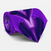 3D Lila Regenbogenträume, Alien Krawatte (Gerollt)