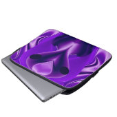 3D Lila Regenbogenträume , Alien Laptopschutzhülle (Vorne Knopf)
