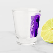 3D Lila Regenbogenträume , Alien Schnapsglas (Links)