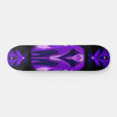 3D Lila Regenbogenträume , Alien Skateboard (Horizontal)