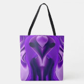 3D Lila Regenbogenträume , Alien Tasche (Vorderseite)
