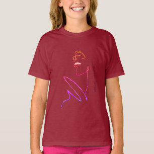 3D Line Art Side B - Artist - CardArts T-Shirt