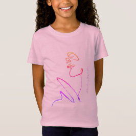 3D Line Art Side B - Artist - CardArts T-Shirt