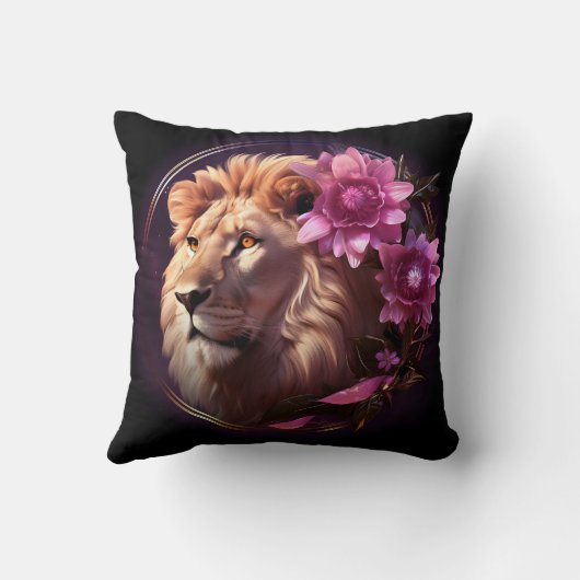 3D lion pillow Kissen (Rückseite)