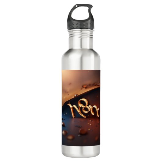 3D-Logo-Design "Noor" für 24-0 z Edelstahlflasche (Vorderseite)
