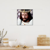 3D Look AI King of the Universe Jesus Poster (Küche)