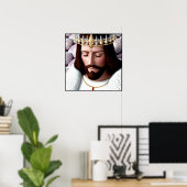3D Look AI King of the Universe Jesus Poster (Heimbüro)