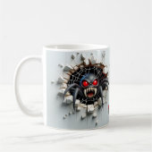 3D-Look Beängstigend Spider Kaffeetasse (Links)