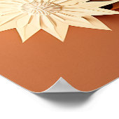 3D-Look für niedliche Ozeanliebhaber Poster (Ecke)