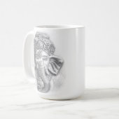 3d Lord Ganesha - Om Kaffeetasse (Vorderseite Links)