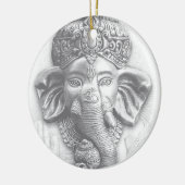 3d Lord Ganesha - Om Keramik Ornament (Links)