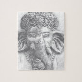 3d Lord Ganesha - OM Puzzle (Vertikal)