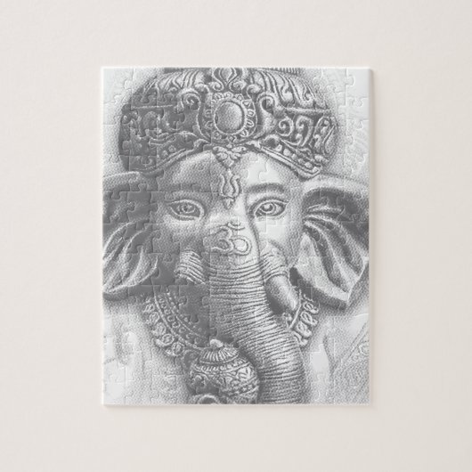 3d Lord Ganesha - OM Puzzle (Vertikal)
