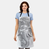 3d Lord Ganesha - Om Schürze (Getragen)