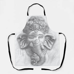 3D Lord Ganesha - Om Schürze