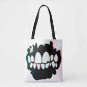 3D LOWLIFE - Tygkasse Tasche (Vorderseite)