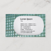 3d Lozenge - Glaswand 02 Visitenkarte (Rückseite)