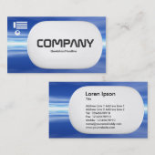 3d Lozenge - Spiegelungen Visitenkarte (Vorne/Hinten)