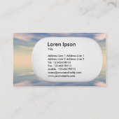 3d Lozenge - Überlegungen II Visitenkarte (Rückseite)