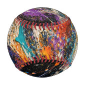 3D Luxus Abstrakt Baseball (Rückseite)