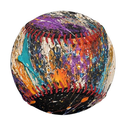 3D Luxus Abstrakt Baseball (Vorderseite)