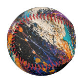 3D Luxus Abstrakt Baseball (Vorderseite Links)