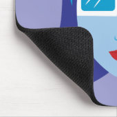 3D Mädchen Mousepad (Ecke)
