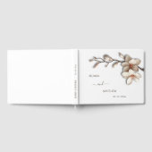 3D Magnolienblüte | Hochzeit Gästebuch (Voll)
