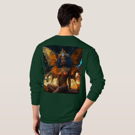 3D Majestic African Interpretation T - Shirt (Schwarz voll)