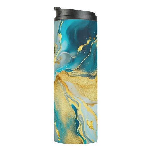 3D-Marmorschlauch Thermosbecher (Nach rechts gedreht)