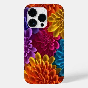 3D mehrfarbige Blume Case-Mate iPhone 14 Pro Hülle